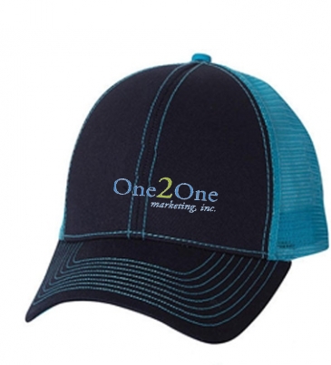 Mega Cap 7641 Heavy Cotton Twill Front Trucker Cap