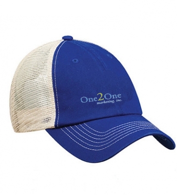 Sportsman 3100 Contrast Stitch Mesh Cap
