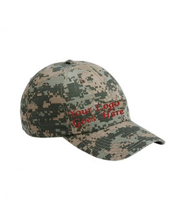 Valucap VC300CM Camo Bio-Washed Unstructured Cap