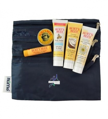 Rume Navy Nylon Kit With Burt's Bees