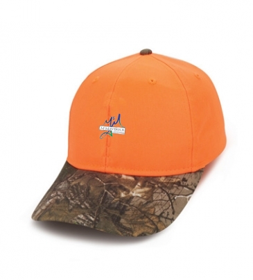 Flame Orange & Camo Cap