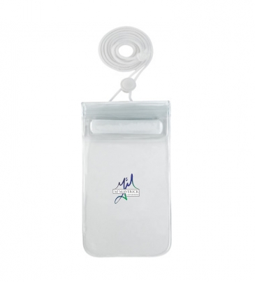Waterproof Pouch With Neck Cord_ Pad-Print