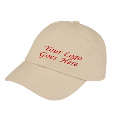 Brushed Cotton Twill Cap_Embroidered