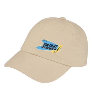 Brushed Cotton Twill Cap_Embroidered