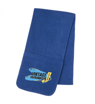 Fleece Scarf With Pockets