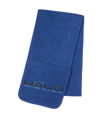 Fleece Scarf With Pockets