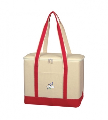 Large Cotton Canvas Cooler Bag
