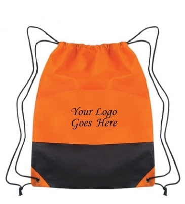 Non-Woven Two-Tone Drawstring Sports Pack