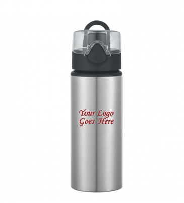 25 Oz. Aluminum Sports Bottle With Flip-Top Lid