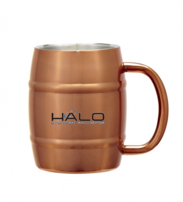 14 Oz. Moscow Mule Barrel Mug