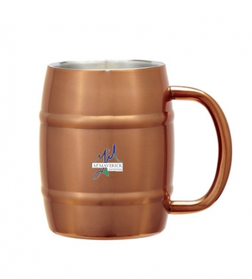 14 Oz. Moscow Mule Barrel Mug