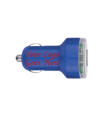 Dual USB Car Charger-Colors