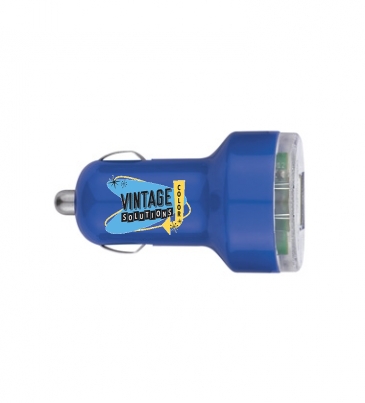 Dual USB Car Charger-Colors