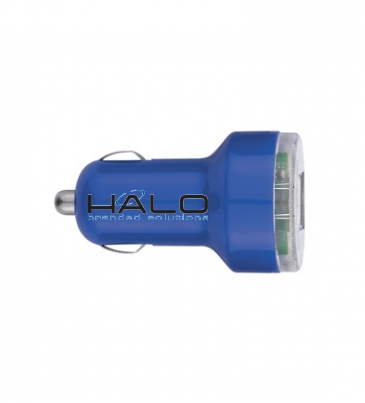 Dual USB Car Charger-Colors