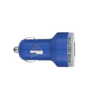 Dual USB Car Charger-Colors