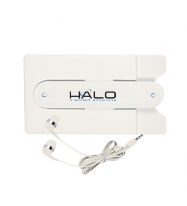 Phone Wallet With Earbuds