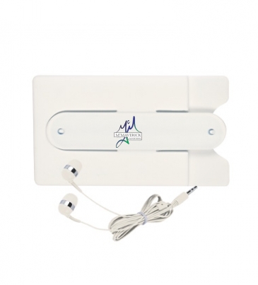 Phone Wallet With Earbuds