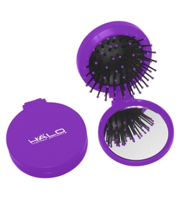 Brush And Mirror Compact