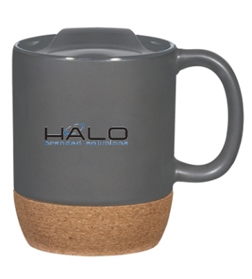 14 Oz. Cork Base Ceramic Mug