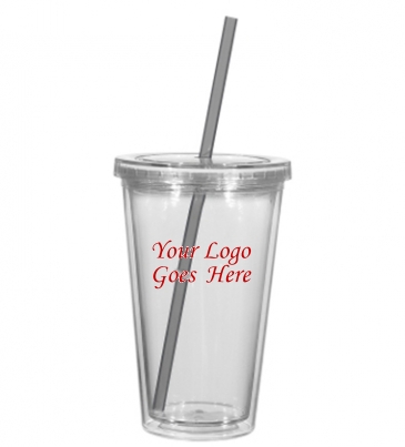 16 Oz. Double Wall Acrylic Tumbler With Insert