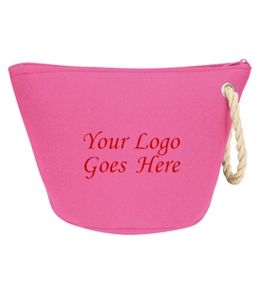 Cosmetic Bag With Rope Strap