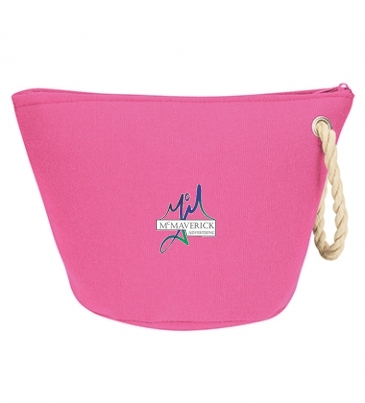 Cosmetic Bag With Rope Strap