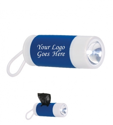 Dog Bag Dispenser With Flashlight