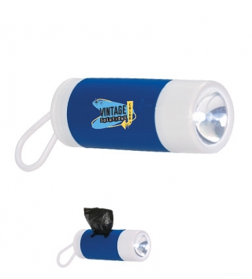 Dog Bag Dispenser With Flashlight