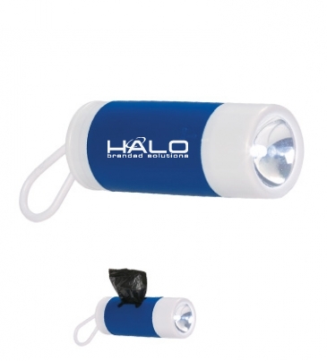 Dog Bag Dispenser With Flashlight