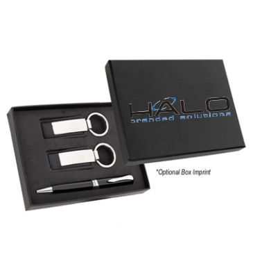 Baldwin Stylus Pen And Leatherette Key Tag Box Set