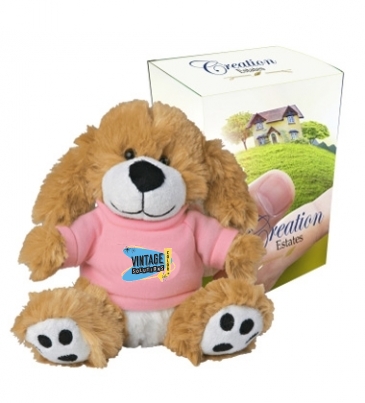 6" Big Paw Dog With Custom Box