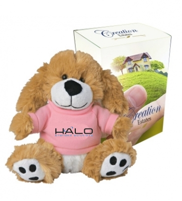 6" Big Paw Dog With Custom Box