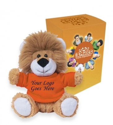 6" Lovable Lion With Custom Box