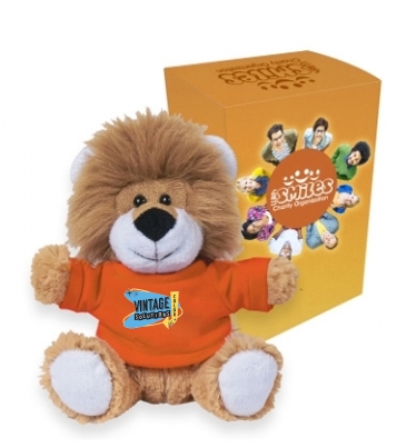 6" Lovable Lion With Custom Box