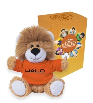 6" Lovable Lion With Custom Box