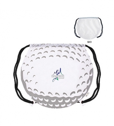 GameTime!® Golf Ball Drawstring Backpack