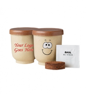 Goofy Group™ Grow Pot Eco-Planter with Chive Seeds