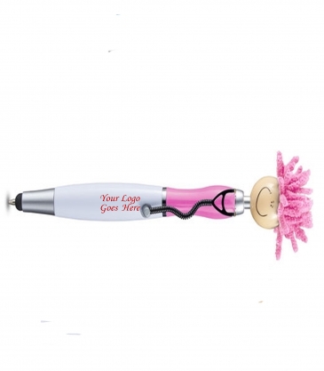 MopToppers® Screen Cleaner with Stethoscope Stylus Pen
