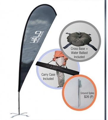 Tear Drop Banner (Single Sided)