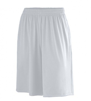 Poly/Spandex Shorts With Pockets