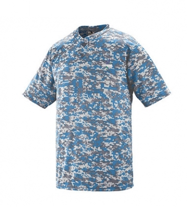 Digi Camo Wicking Two-Button Jersey