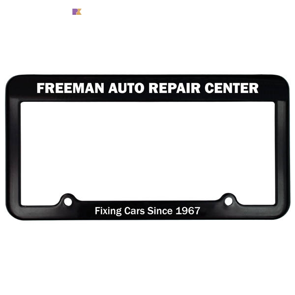 2 Holes License Plate Frame