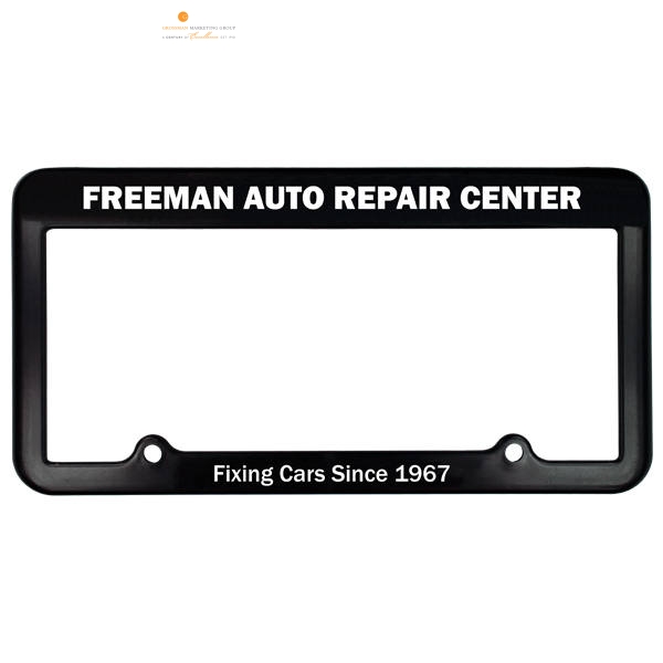 2 Holes License Plate Frame