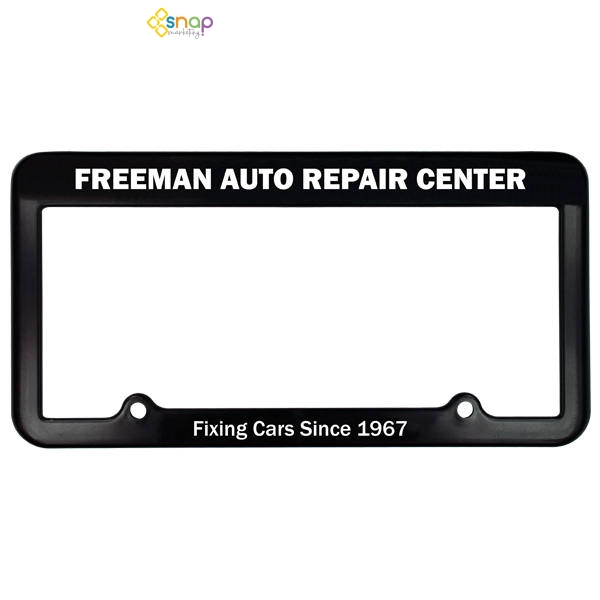 2 Holes License Plate Frame