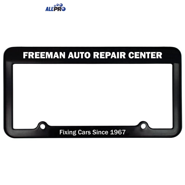 2 Holes License Plate Frame