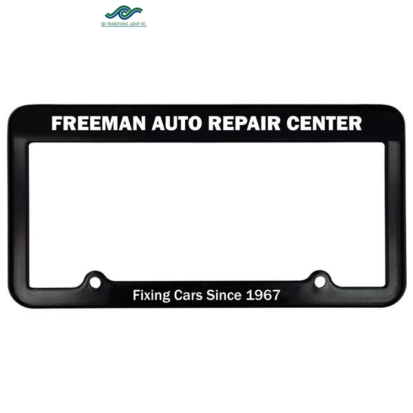 2 Holes License Plate Frame