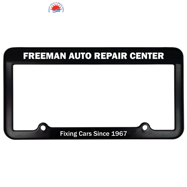 2 Holes License Plate Frame