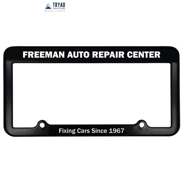 2 Holes License Plate Frame