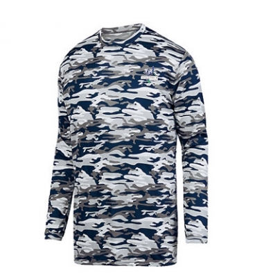 Youth Mod Camo Long Sleeve Wicking Tee