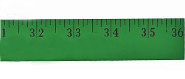 Enamel Finish Yardsticks